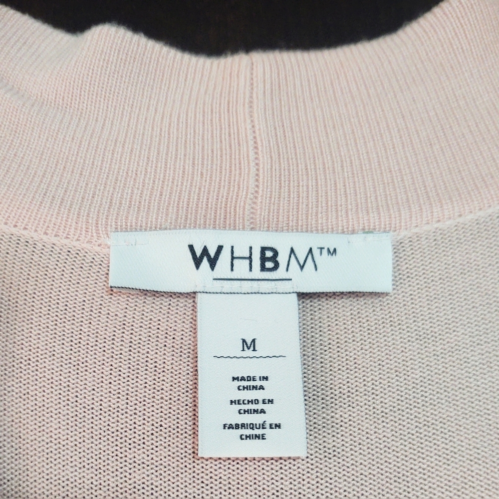 WHBM Lightweight Open Sweater Cardigan M - Picture 4 of 9
